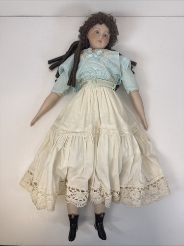 Vintage porcelain doll 52cm - vintage,