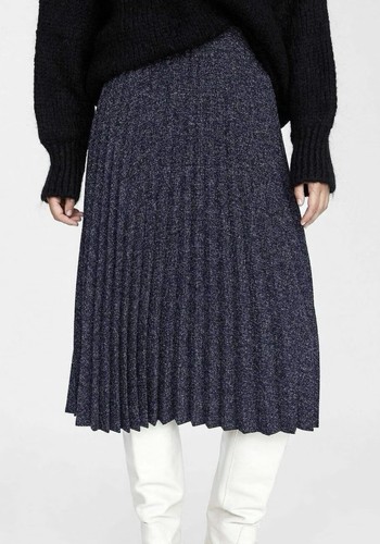 Gorgeous zara navy pleated - navy,