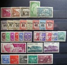 Monaco - 1934-1940 lot of