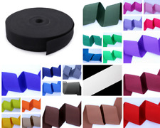 50mm /2 inch wide elastic, sold as 1, 5, 10 m, 25 colours, flat woven for sewing