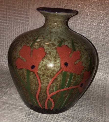 Vase studio art pottery - vase,