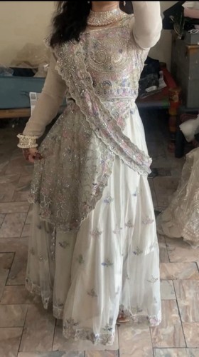 White desi asian - white, sari
