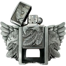 Eagle head and wings - and,