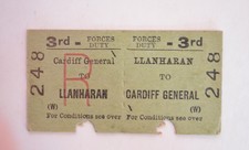 Railway ticket cardiff - railway,