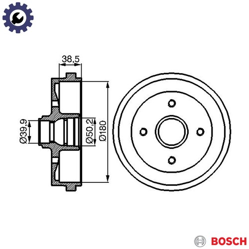 Brake drum 986 - brake, 477