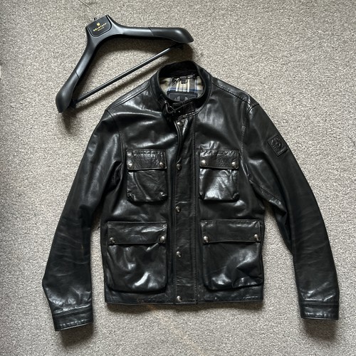 Belstaff brad leather jacket - belstaff,
