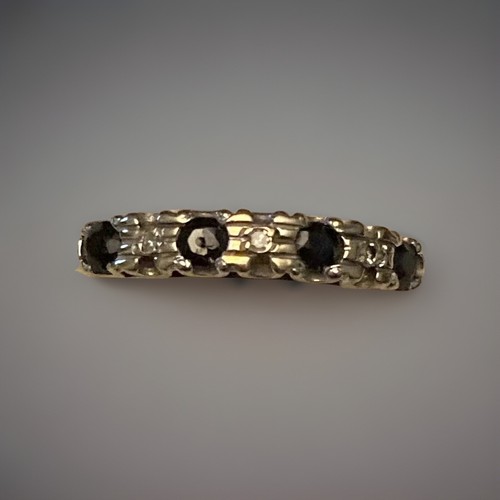 9ct gold sapphire - sapphire, &