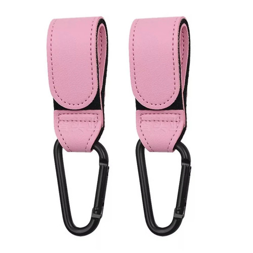 Leather buggy clips pram - leather,