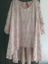 Ewa I Walla Dusky Pink Blouse Size M 100% Cotton Never Been Worn VGC