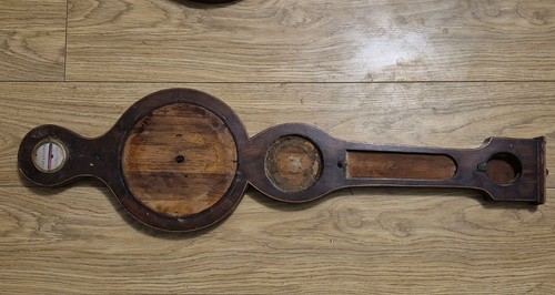 Antique banjo barometer case - antique,