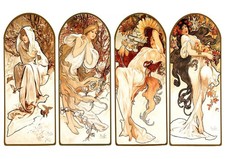 The Seasons 1896 POSTER PRINT