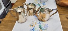 Silver tea/coffee pots x3 2 xEPNS and mappin and 1x webb Princes plate.