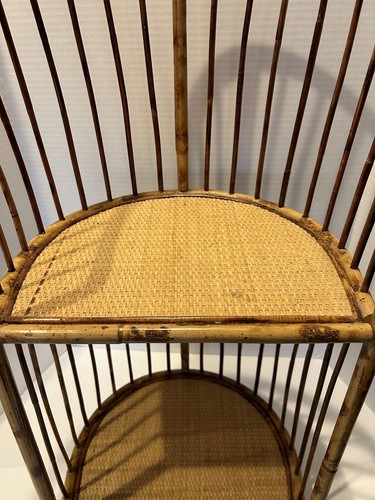 Bamboo rattan mcm etagere - rattan, boho