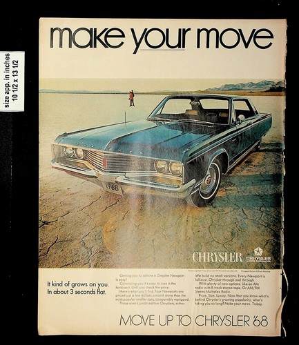 1967 chrysler make your move - your,