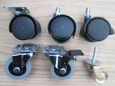 1 X Swivel Castor Wheels Cabinet Chair Furniture Trolley Table Casters