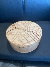 Wooden Indian puzzle storage
