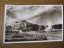 The Pavilion & Fountain, Bournemouth, Hampshire (RP) - posted 1948