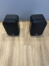 JBL Control 1 Speakers Black Pair - Wall Brackets - good condition 
