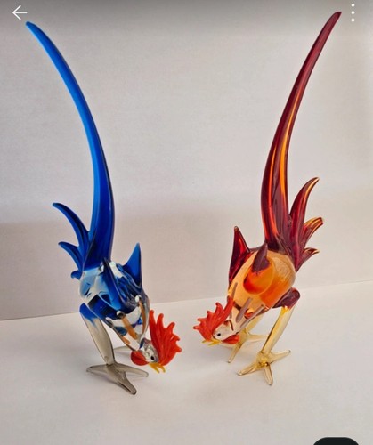 Vintage murano cockerels 2 - murano,