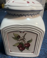 Villeroy & Boch Cottage Charm Canister / Storage Jar Large rare great condition 