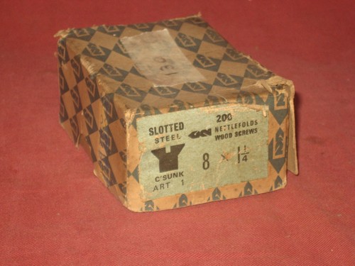 Box about 130 nettlefolds 8 - 130,