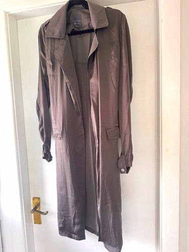 Primark green long belted - primark,