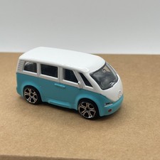 HTI Teamsterz TM-20A Volkswagen Camper Van Blue White Die-cast Toy for Kids #B6