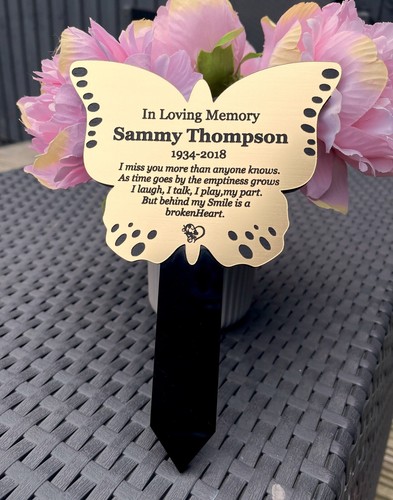 Memorial plaque personalised - memorial,