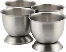 SET OF 4 EGG CUP SILVER