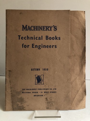 Machinery technical books - "machinery's,