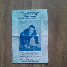 NEWFOOTY - Table Soccer Pitch with Handbook