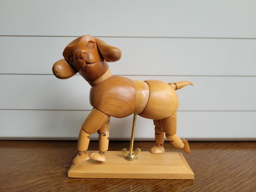 Wooden dog manikin artists - manikin,