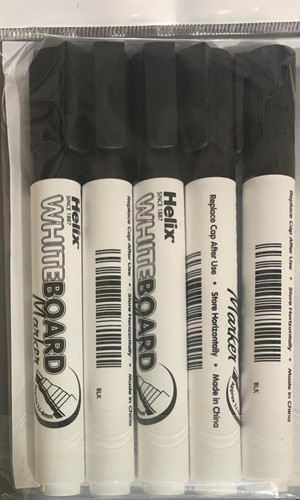 White board markers - black, x