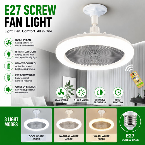 Ceiling fan light with remote - ceiling,