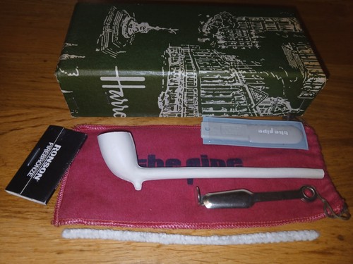 Clay tabacco pipe from - clay,