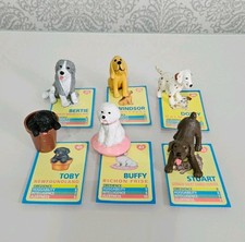 Vintage 90s Puppy In My Pocket Figures Bundle  with cards x 6