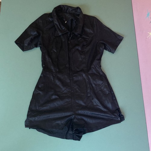 Black vintage playsuit - black,
