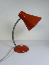 Vintage Orange Gooseneck Desk