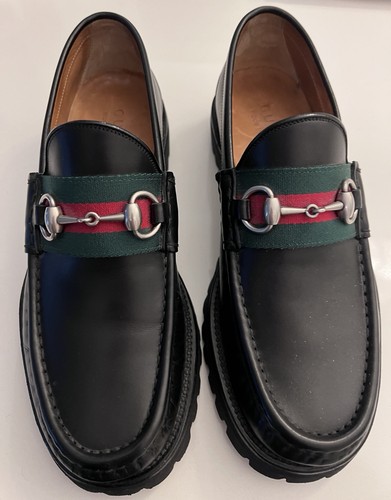 Gucci black leather - black,