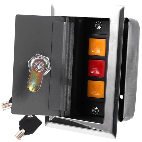 Silver manual control box - silver,