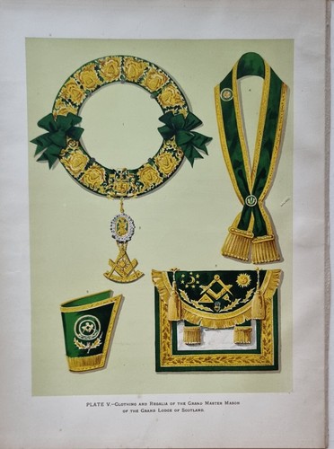 1886 freemasonry print - freemasonry,
