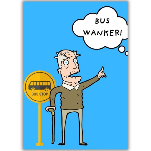 Funny birthday card - funny, for