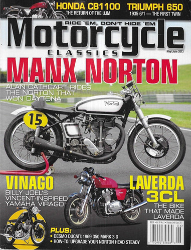 Motorcycle classics magazine - motorcycle,