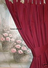 BURGUNDY TAB TOP CARAVAN DOOR