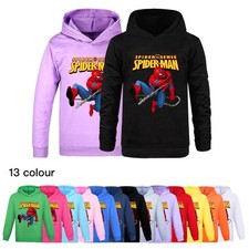 Boys Girls Spiderman Hoodie