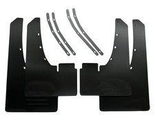 Ford Ranger T8 19-22 Extended Arch Mud Flaps Set Black 4mm PVC Satin RALLYFLAPZ