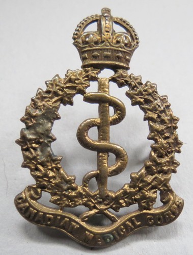 Military brass badge - brass,