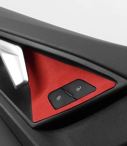 Alcantara door card - door,