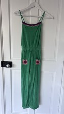 Monsoon girls green jumpsuit age 9-10
