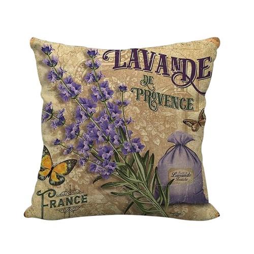 Vintage lavender cushion - vintage,